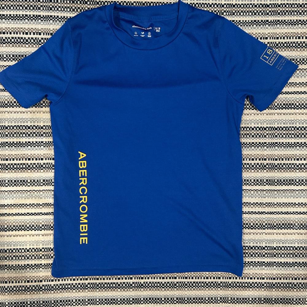 Abercrombie Kids Royal Blue Textured Tee